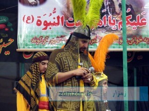 مراسم تعزیه خوانی حضرت حر بن ریاحی (ع) در شهر کرکوند