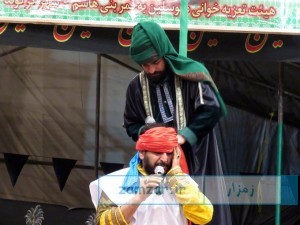 مراسم تعزیه خوانی حضرت حر بن ریاحی (ع) در شهر کرکوند
