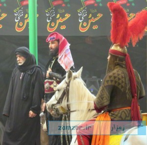مراسم تعزیه خوانی حضرت علی اکبر (ع) - امامزاده حلیمه خاتون شهر کرکوند