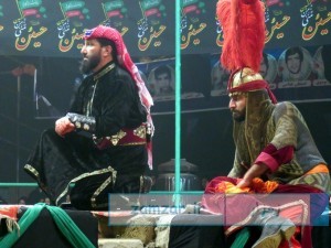 مراسم تعزیه خوانی حضرت علی اکبر (ع) - امامزاده حلیمه خاتون شهر کرکوند